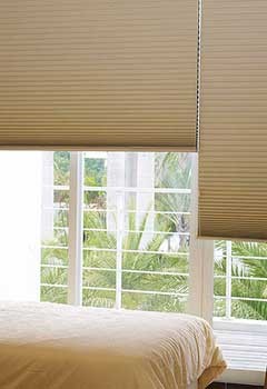 Motorized Bamboo Roller Shades, Ramona